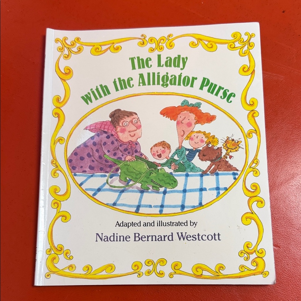 80s The Lady with the Alligator Purse vintage kids Book Nadine Bernard Westcott